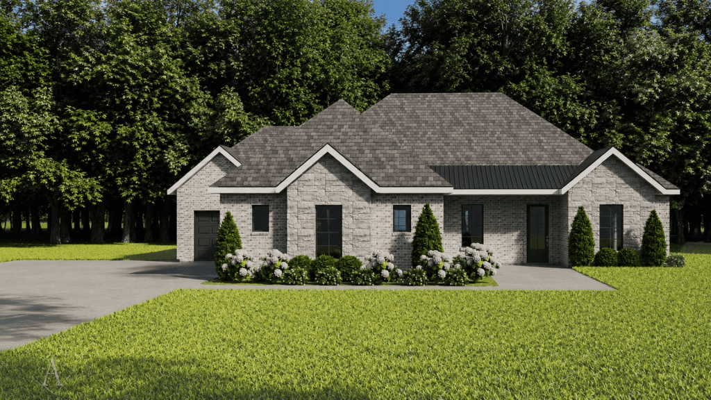 Digital rendering with 1104 Jozie Way.